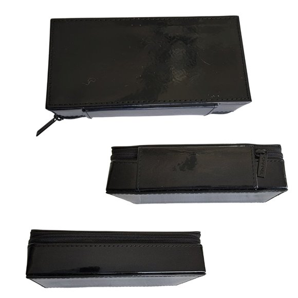 Chanel Patent Rectangle Beauty Case w/Ribbon - Picture 2 of 3
